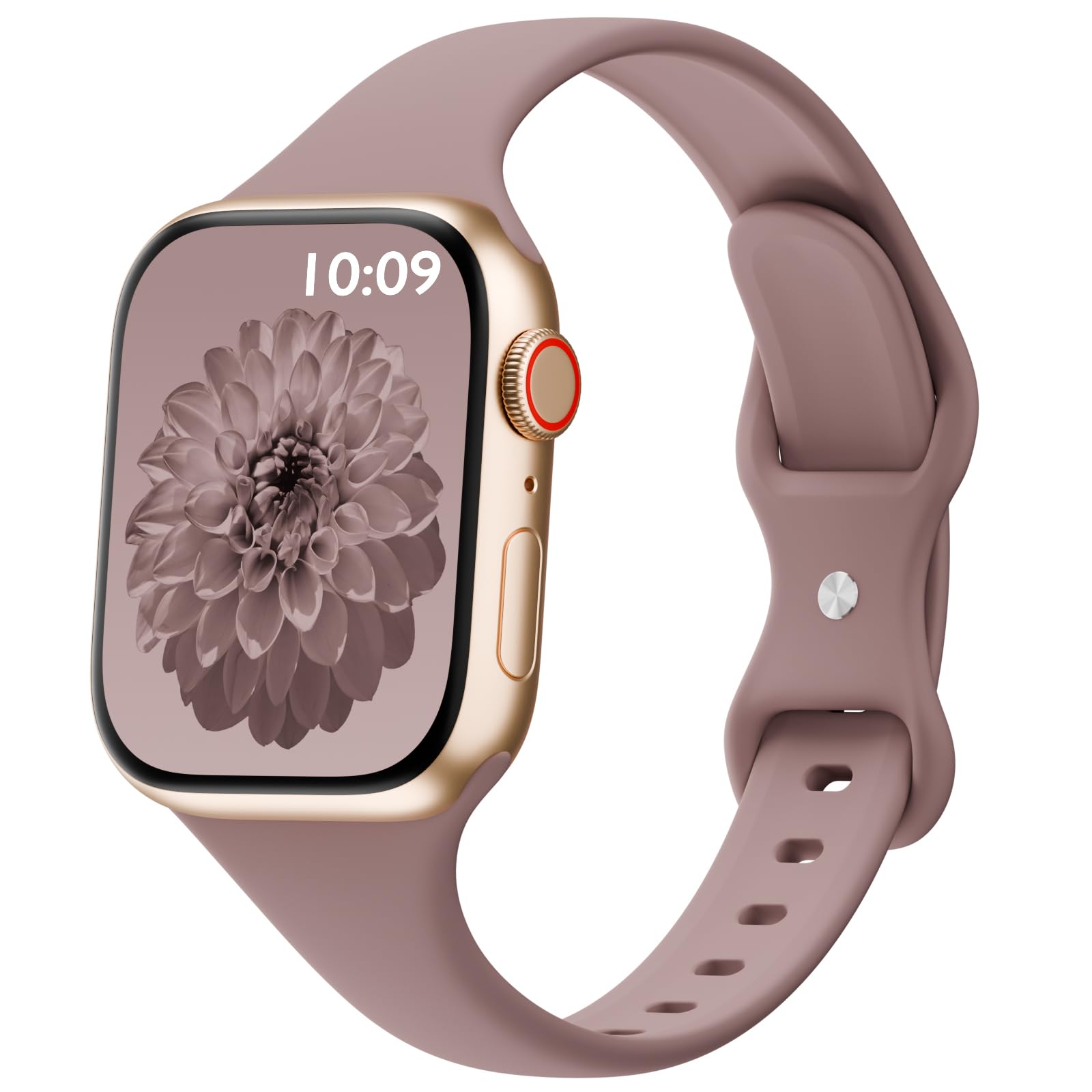 Thin Sport Silicone Slim Band Compatible with Apple Watch Bands Women Men