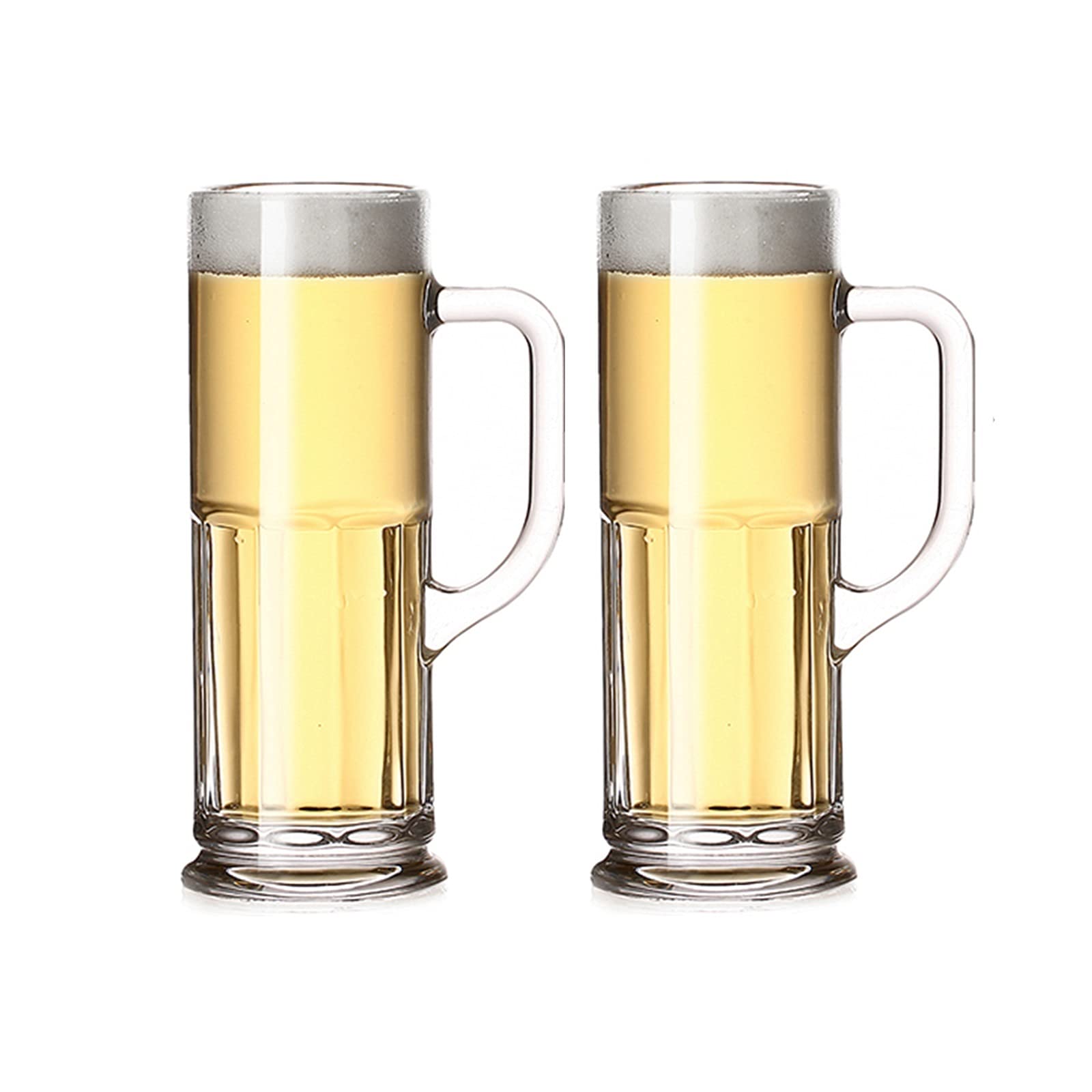 Vasos de Cerveza， Vaso de pinta personalizado, taza de cerveza, vasos de cerveza clásicos, fondos gruesos y asas, tazas de cerveza for bares de comedor familiares y fiestas