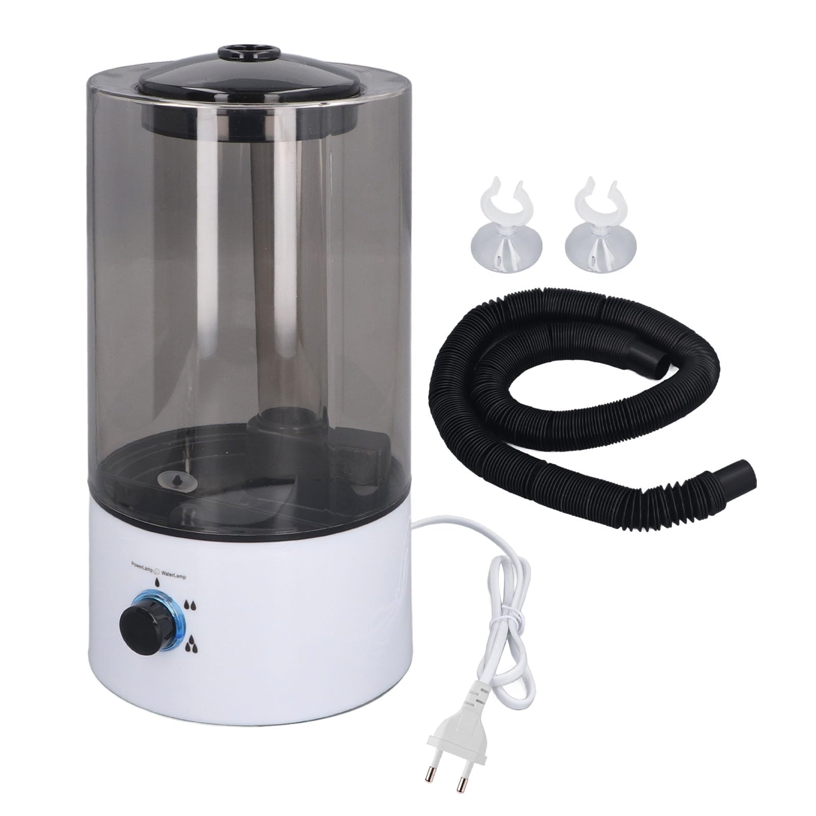 Humidificador para Reptiles con Tanque de 4 Litros, Máquina de Niebla para Terrario, Manguera Ajustable, 32x15.5 cm, para Lagarto, Tortuga, Camaleón