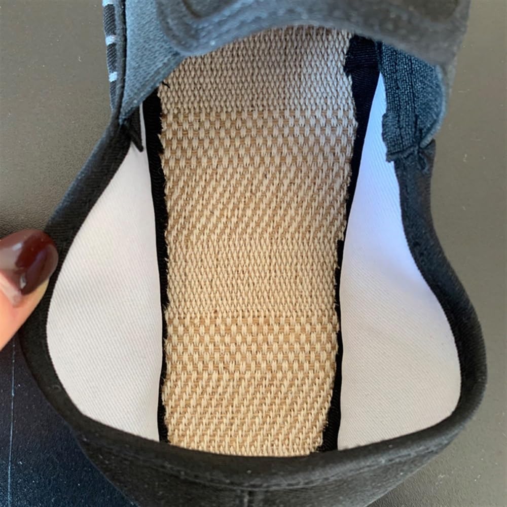 Scarpe Ricamate Scarpe Cinesi Kung Fu Tai Chi Scarpe Unisex Tradizionali Cinesi Della Vecchia Pechino Antiscivolo Traspirante Abbigliamento Quotidiano Slip On Scarpe Per Coppie ( Color : Black-01 , Si