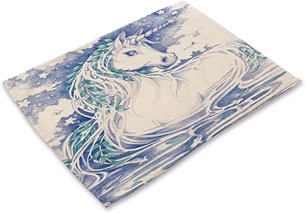 A SSHXWL Antideslizante Fácil de Limpiar Resistente al Calor Antifouling Alfombra de Comida Occidental de algodón de Moda de Dibujos Animados 2