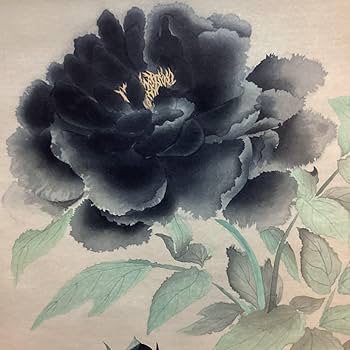 速水御舟牡丹モモセ版画美術木版画
