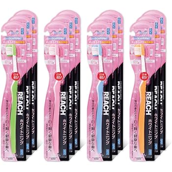Amazon リーチ ホワイトニング コンパクト ふつう 12個セット Reach リーチ 大人用ハブラシ 通販