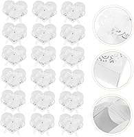 Vista 2 de BESTonZON 50 cajas huecas de cartón para regalo de novia, cajas de regalo para boda, regalos de chocolate, cajas de dulces de boda, cajas de fiesta