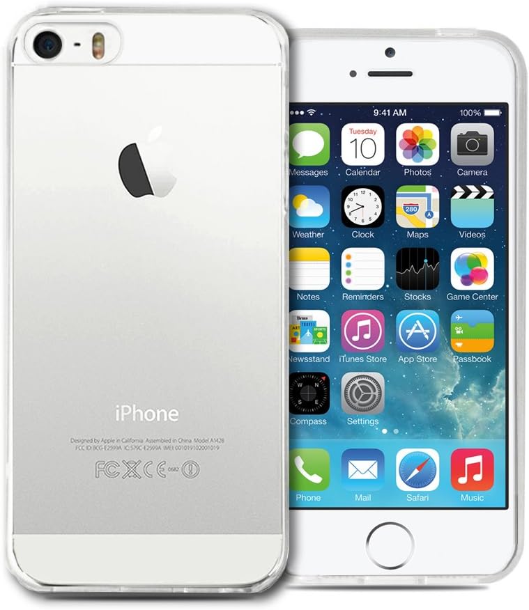 KoDsign Bare Series Clear Soft Gel Case for iPhone 5 & 5S