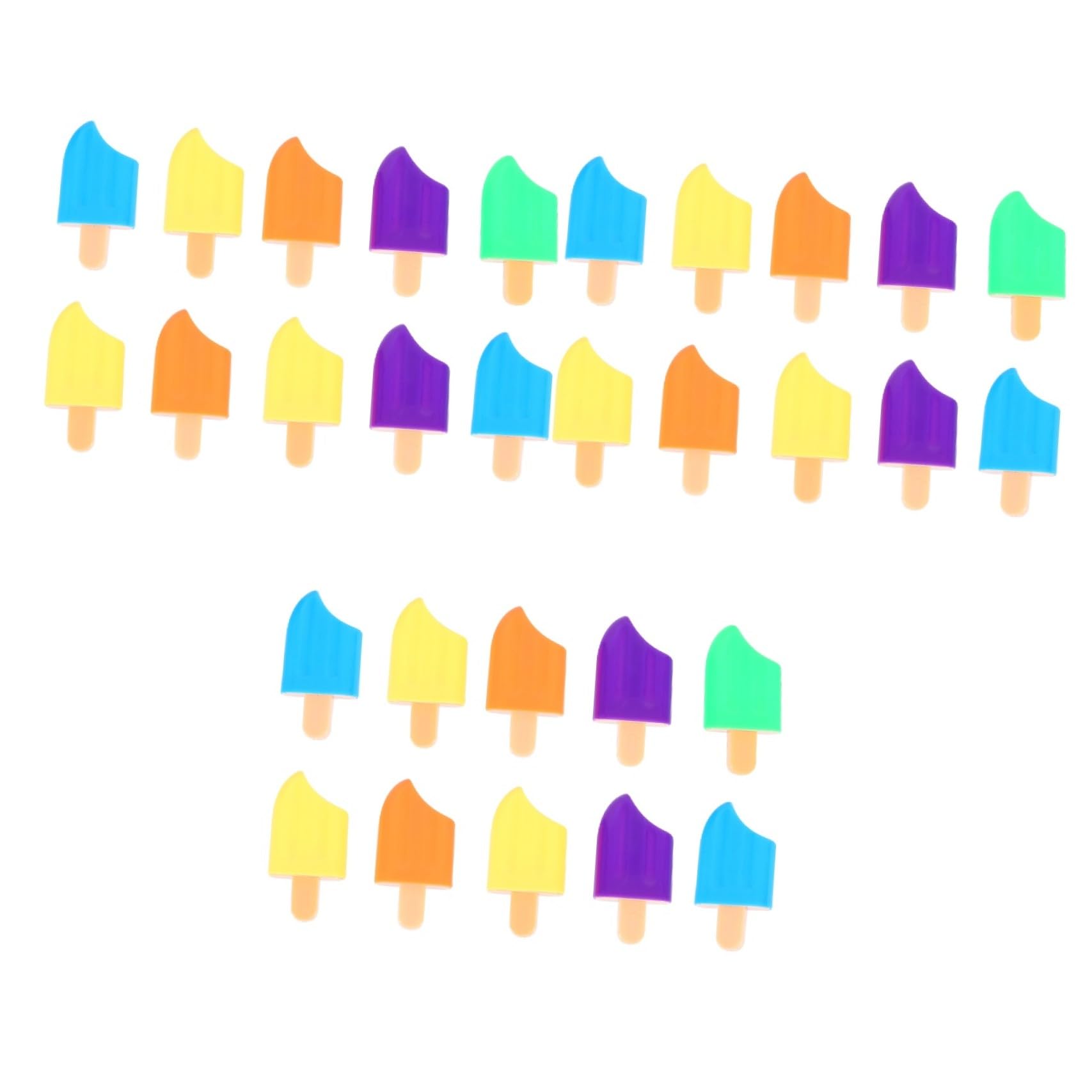 Tofficu 30pezzi Evidenziatori Forma Di Ghiacciolo Penne Colorate Per Scuola Ufficio e Feste Scrittura Odore Per Note e Studio