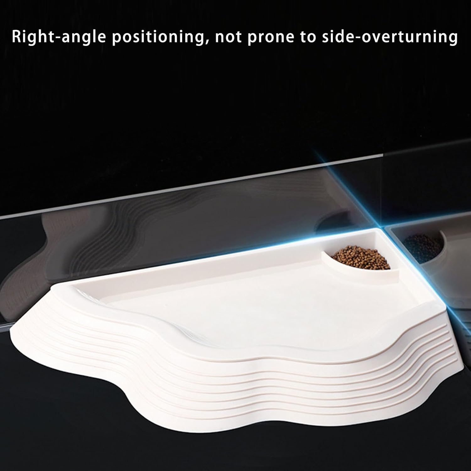 Detachable Split Design Reptiles Bowl for Turtles and Pet with Feeding Drinking Multiuse ABS Tortoise Ramps Food Water