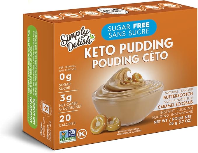 Simply Delish SugarFree Pudding Mix and Pie Filling Butterscotch