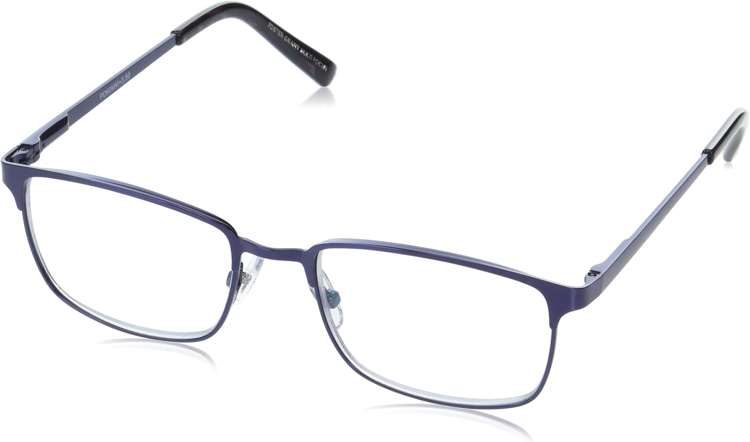 Foster GrantMen's Braydon Multifocus Reading Glasses Rectangular