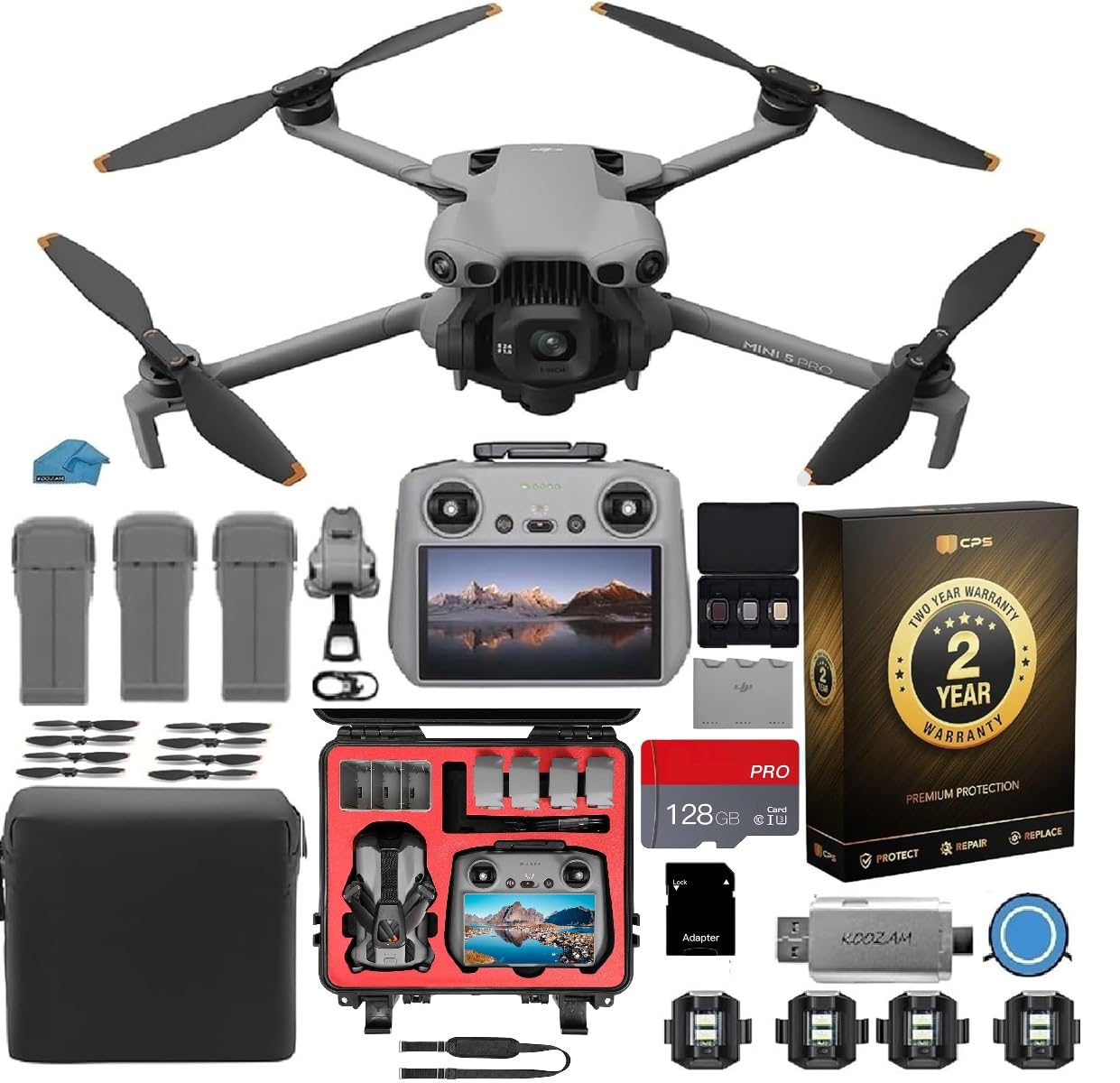 Amazon.com: DJI Mini 5 Pro Fly More Combo with DJI RC 2 Controller