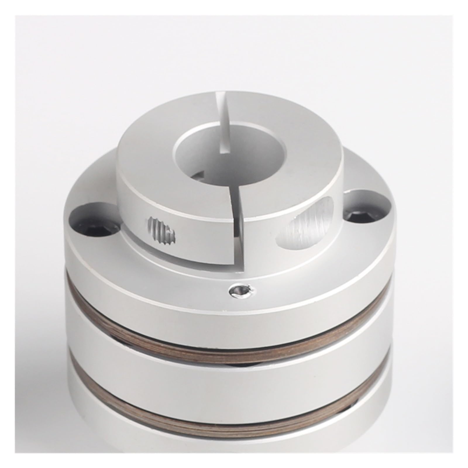 ZERVA Accoppiatore Flessibile Flangia Diaframma D68 L74 Connettore Doppio accoppiamento for Albero, Giunto Chiavetta Alluminio Elastico ad Alta rigidità (Size : 12.7X19)