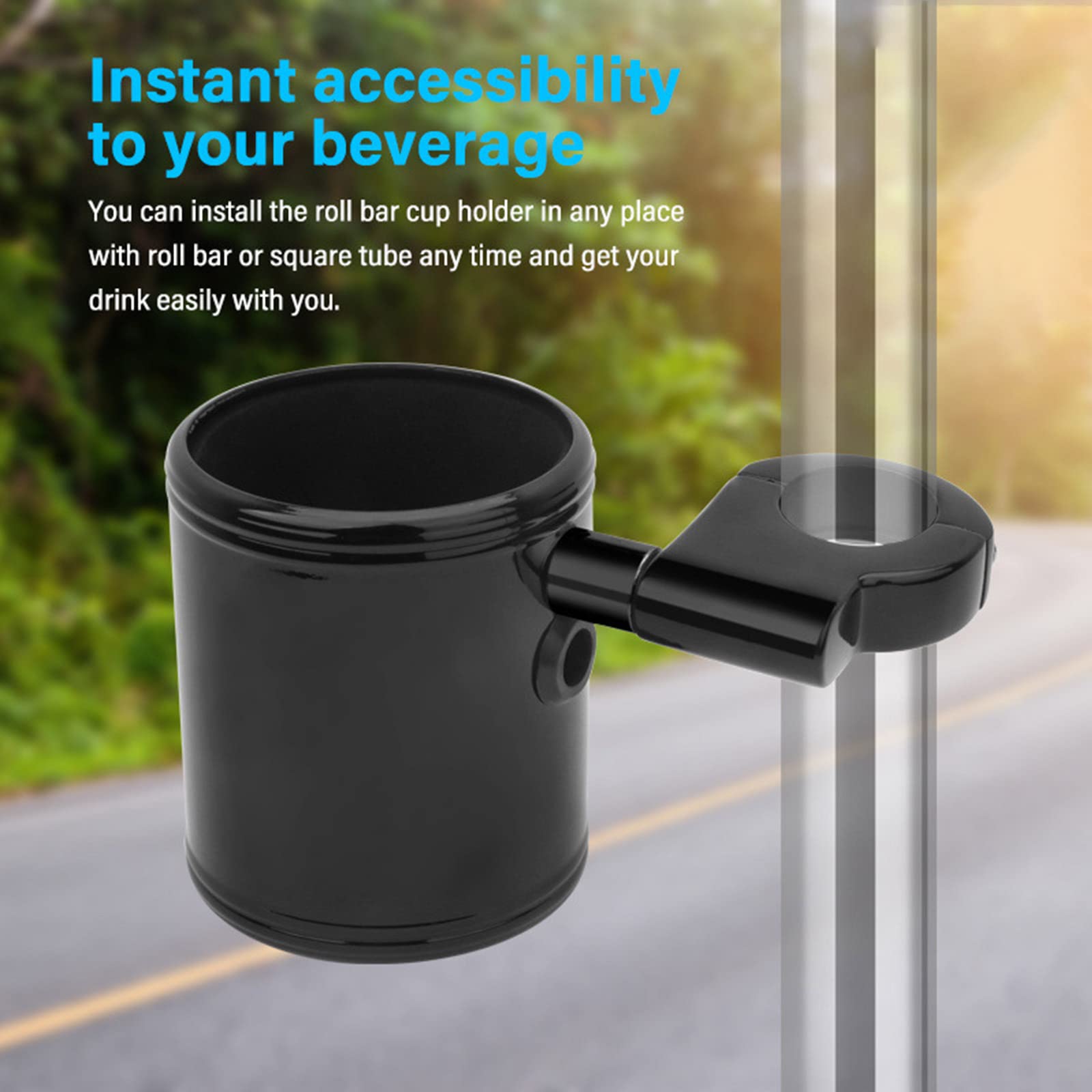 Portavasos para Manillar de Motocicleta de 22mm-32mm, Soporte Universal Ajustable para Bebidas de Motocicleta, Accesorios, Soporte para Bebidas