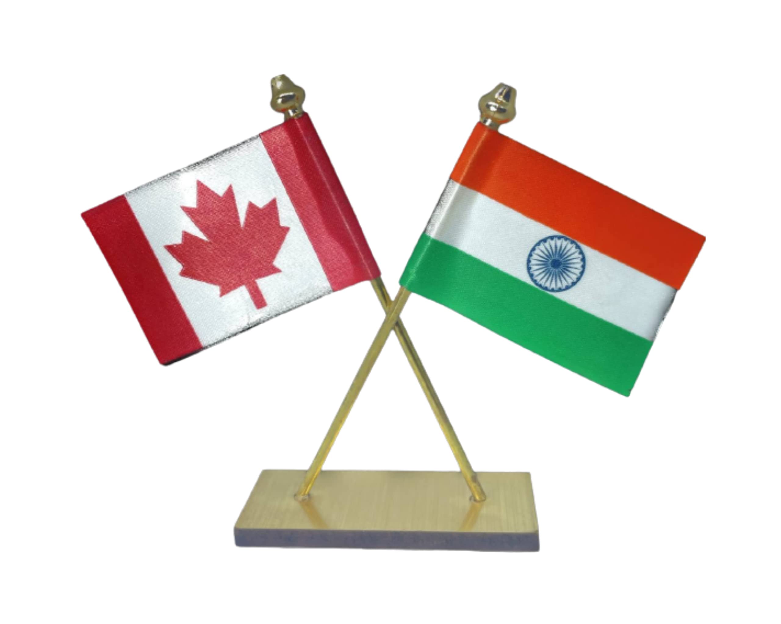 He & She SHOPPING One Side Indian Flag One Side Canada Flag Crossed Design Flag for car Dashboard Office Tables (B0BK915GGN) Amazon Price History, Amazon Price Tracker
