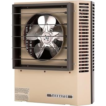 TPI HF2B5103N Series 5100 Fan Forced Unit Heater, Standard Taskmaster, 3.3/2.5 Kw, 1/3 Phase, 13.7/11.9 Amps