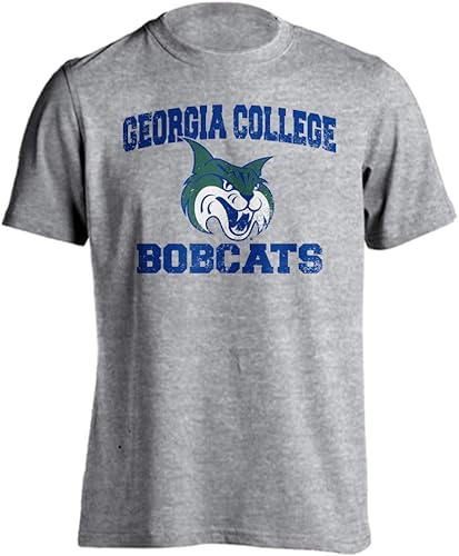 Miniatura 127 de Sport Your Gear NCAA Camiseta de manga corta retro con licencia oficial de aspecto desgastado para el día del juego, camiseta de espíritu deportivo