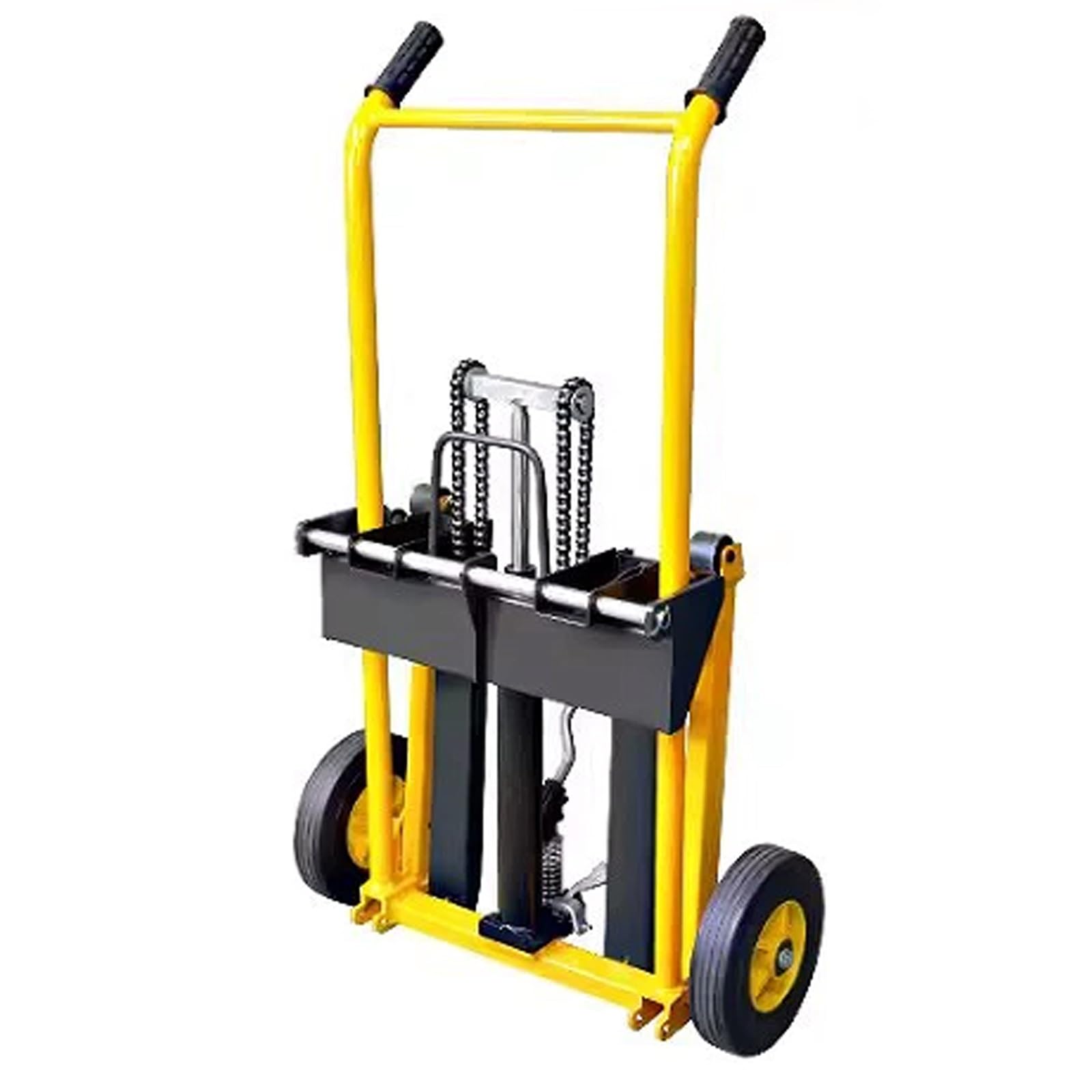Transpallet Manuale Carrello elevatore a forche Pieghevole for Pallet Idraulico con impilatore Manuale da 200 kg for Caricamento in Magazzino
