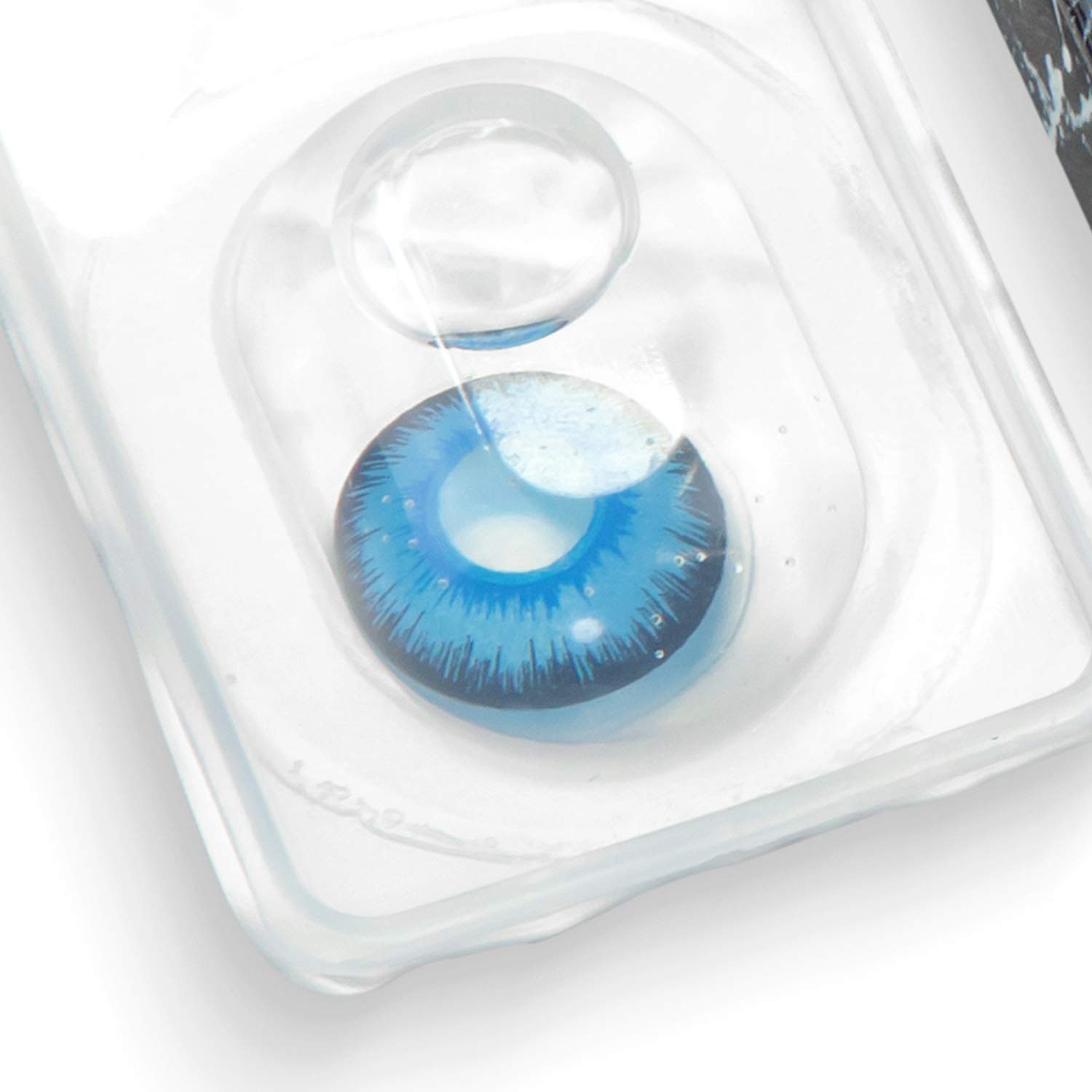 Meralens Lenti a Contatto Colorate azzurro Alper - 1 Coppia (2 pezzi) senza correzione Durata 1 Anno