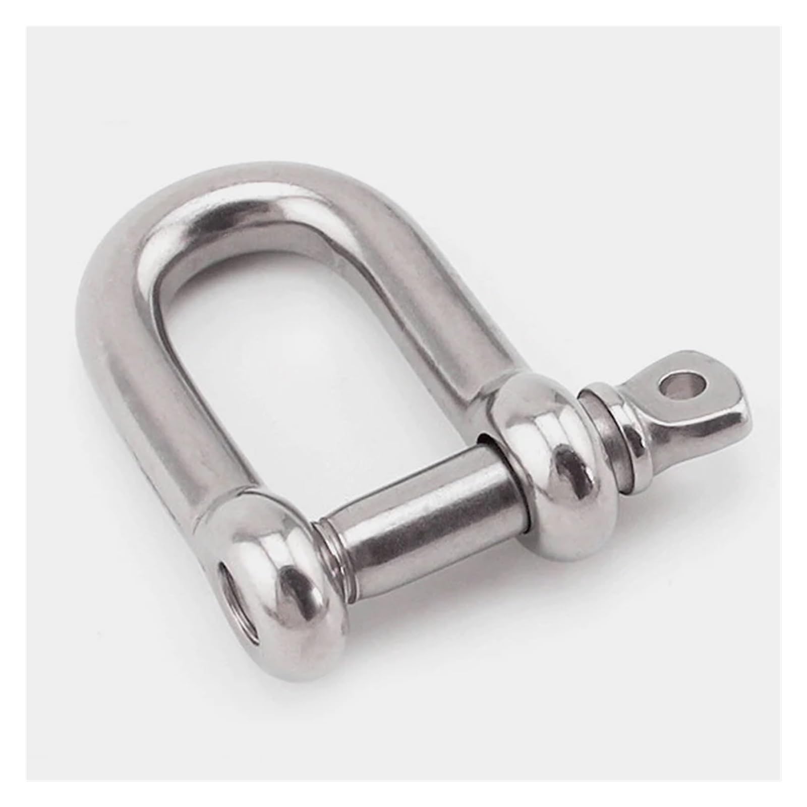 Grilletes acero inoxidable Grillete tipo D recto de acero inoxidable 304/316 M4 M5 M6 M8 M10 M12 M14 M16 M18 M20 M22 M25 M28 M32 hebilla Metal for aparejos barcos(M20-(1pcs),White)