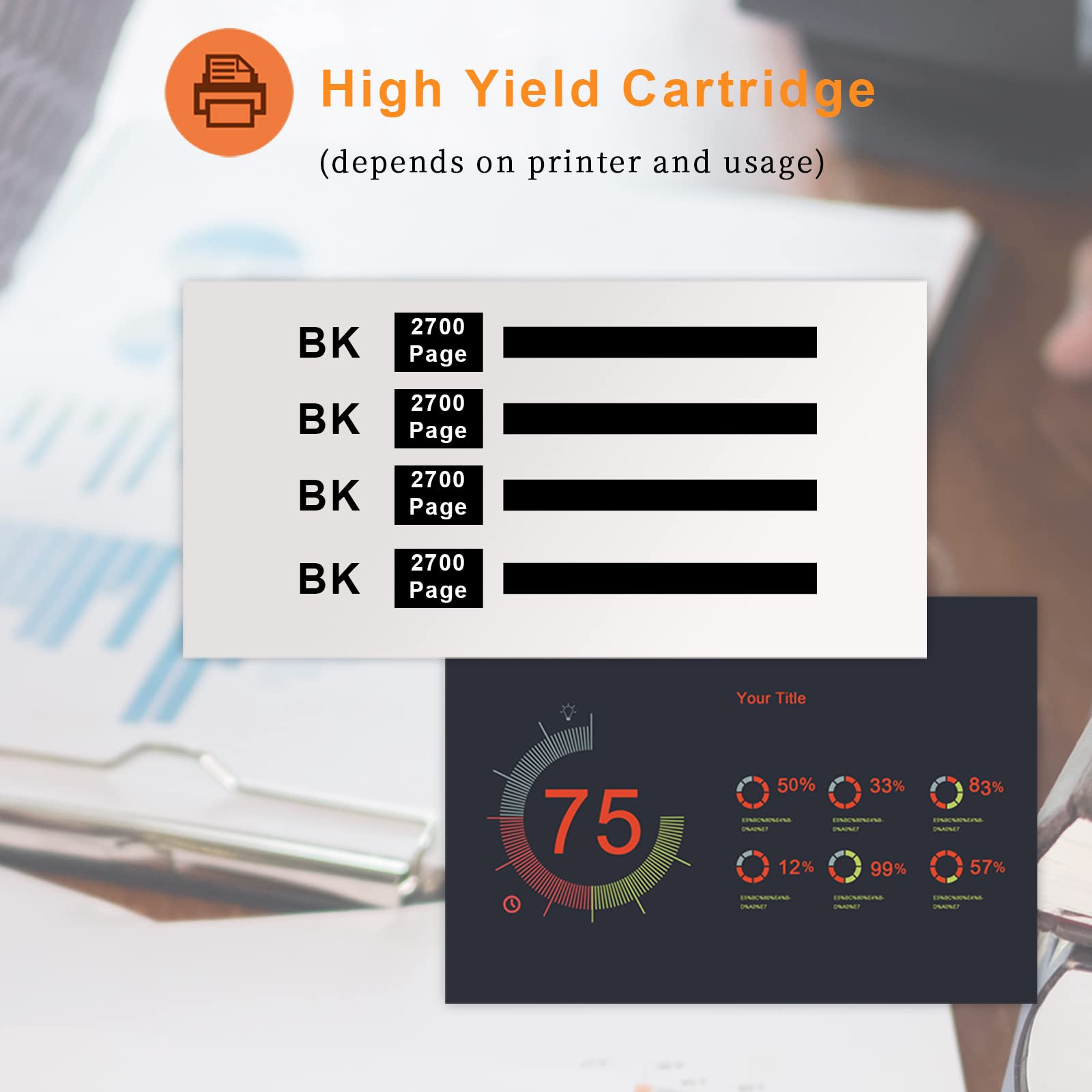 ZOOMTEC Sostituzione Per HP CF280A 80A CF280X 80X Cartuccia Toner Compatibile Per HP Laserjet Pro 400 M401dn M401a M401d M401n M401dne M401dw MFP M425dw M425dn Stampanti (4x Nero - Foto 10