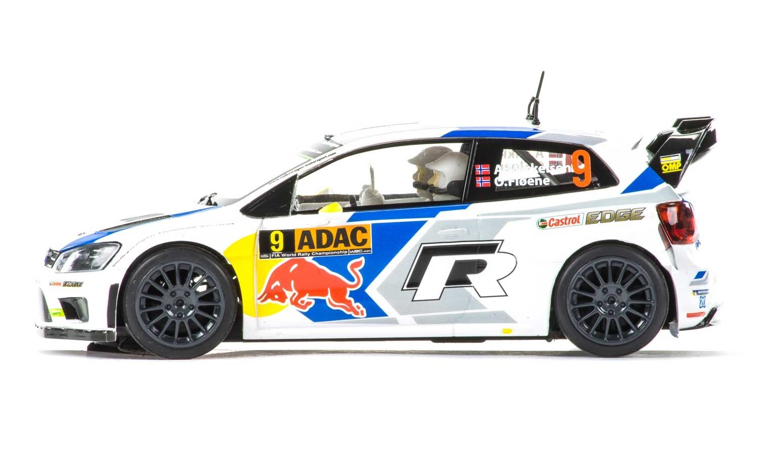 Volkswagen SCALEXTRIC POLO R WRC レッドブル Scalextric C3633 Volkswagen Polo Red Bull #9 Slot Car (1:32 Scale