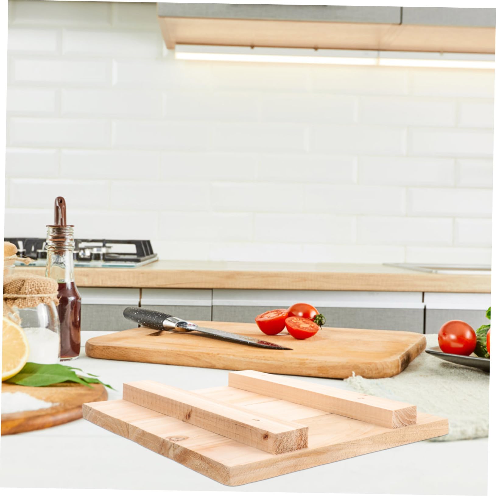 KICHOUSE Wooden Tofu Press Board for Homemade Tofu Making Kitchen Tool Easy to Use Handheld Cheese Maker