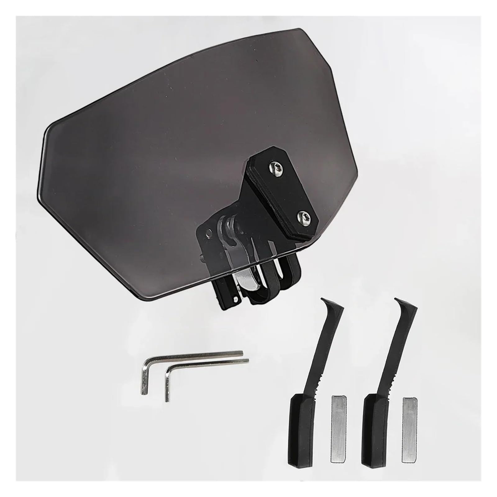 Parabrezza Moto Spoiler Per Triumph Per Suzuki Per Touring Per BMW 1X Parabrezza Deflettore Antivento Per Parabrezza Fumé Universale Per Moto Parabrezza Moto Deflettore