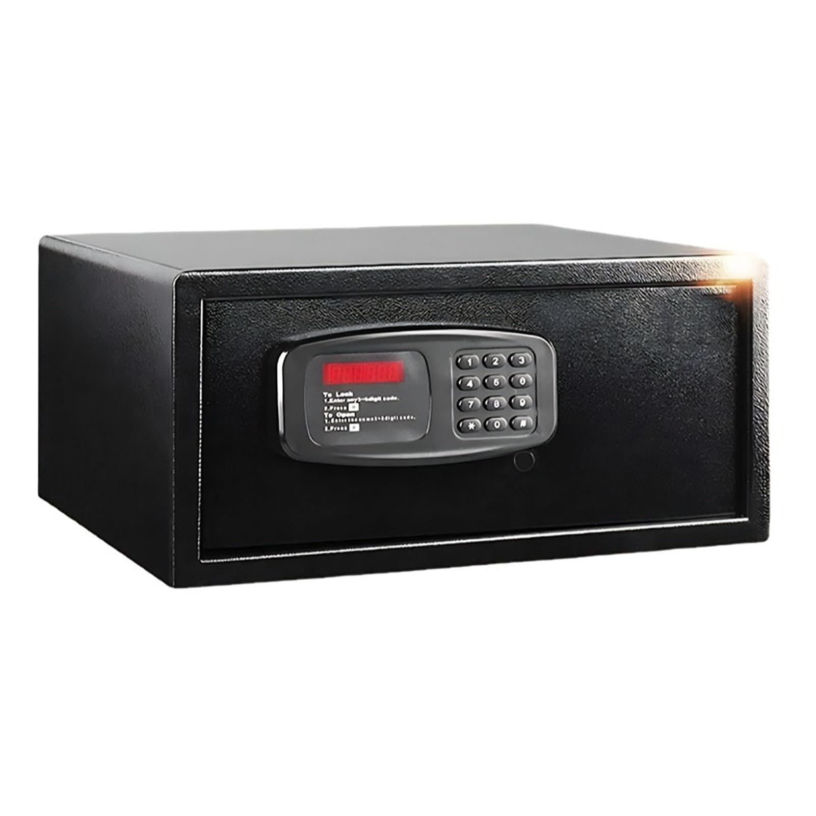 Cassaforte Piccola Cassetta di Sicurezza con Chiave Safe per Hotel, Ufficio, Casa, 42×37×20 cm