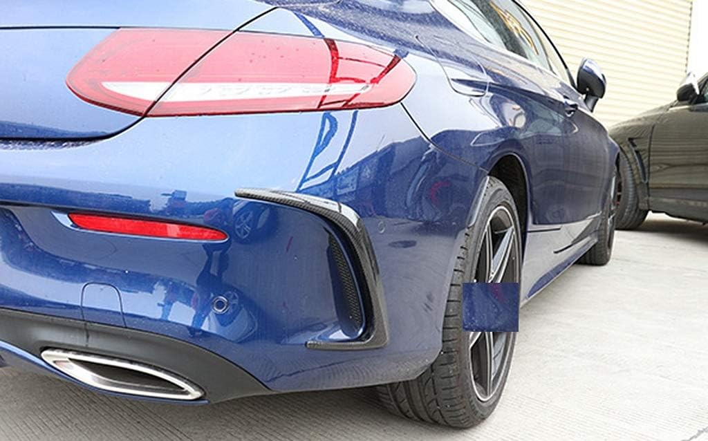New Carbon Fiber Front Fender Scoops Compatible with Mercedes Benz C-Class Coupe C205 2016-2020 (One Set)