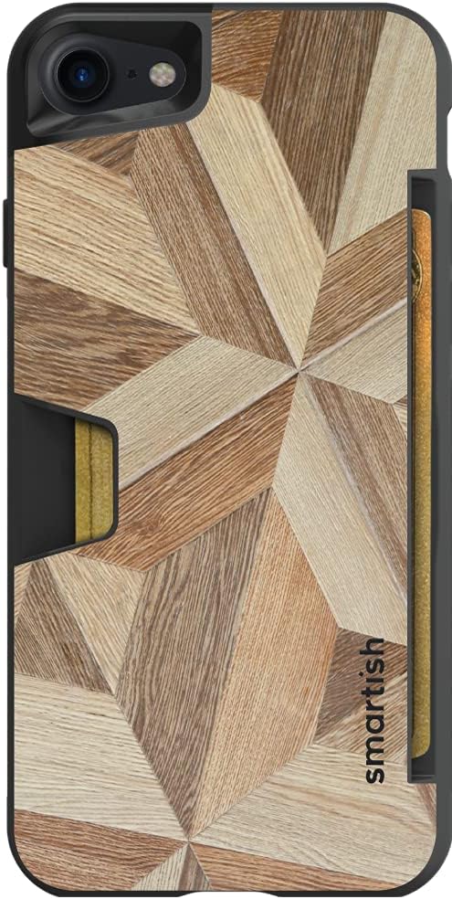 Smartish - Oak Really - iPhone 7/8/SE (2020) Wallet Case - Wallet Slayer Vol 1 [Slim + Protective] Credit Card Holder - Fits iPhone 7/8/SE (2020)
