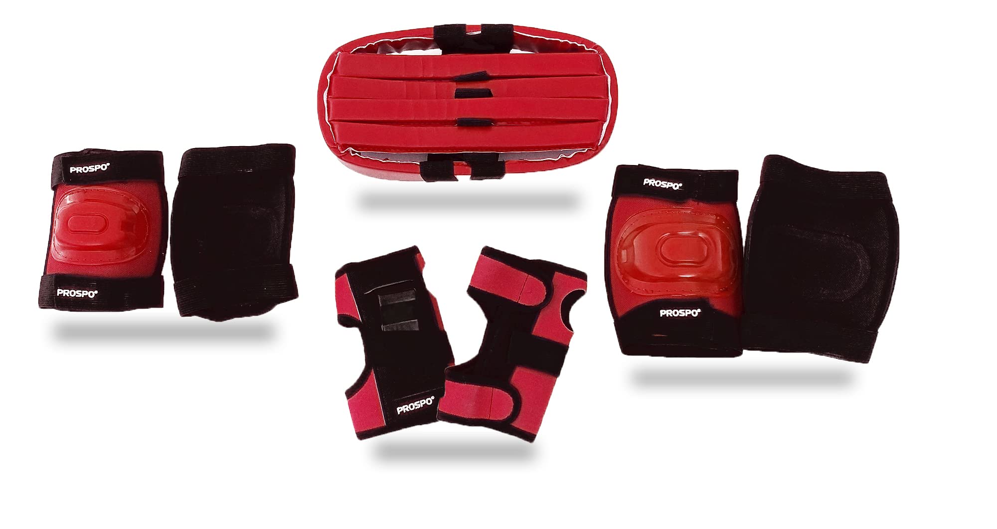 Prospo Kids Safety Protective Guard Kit, Cycling Kit, Skating Protection Guard Set Kids Head, Knee, Elbow and Palm Guard Safety Protective Guard Kit (Red) (B0B15DKX1L) Amazon Price History, Amazon Price Tracker