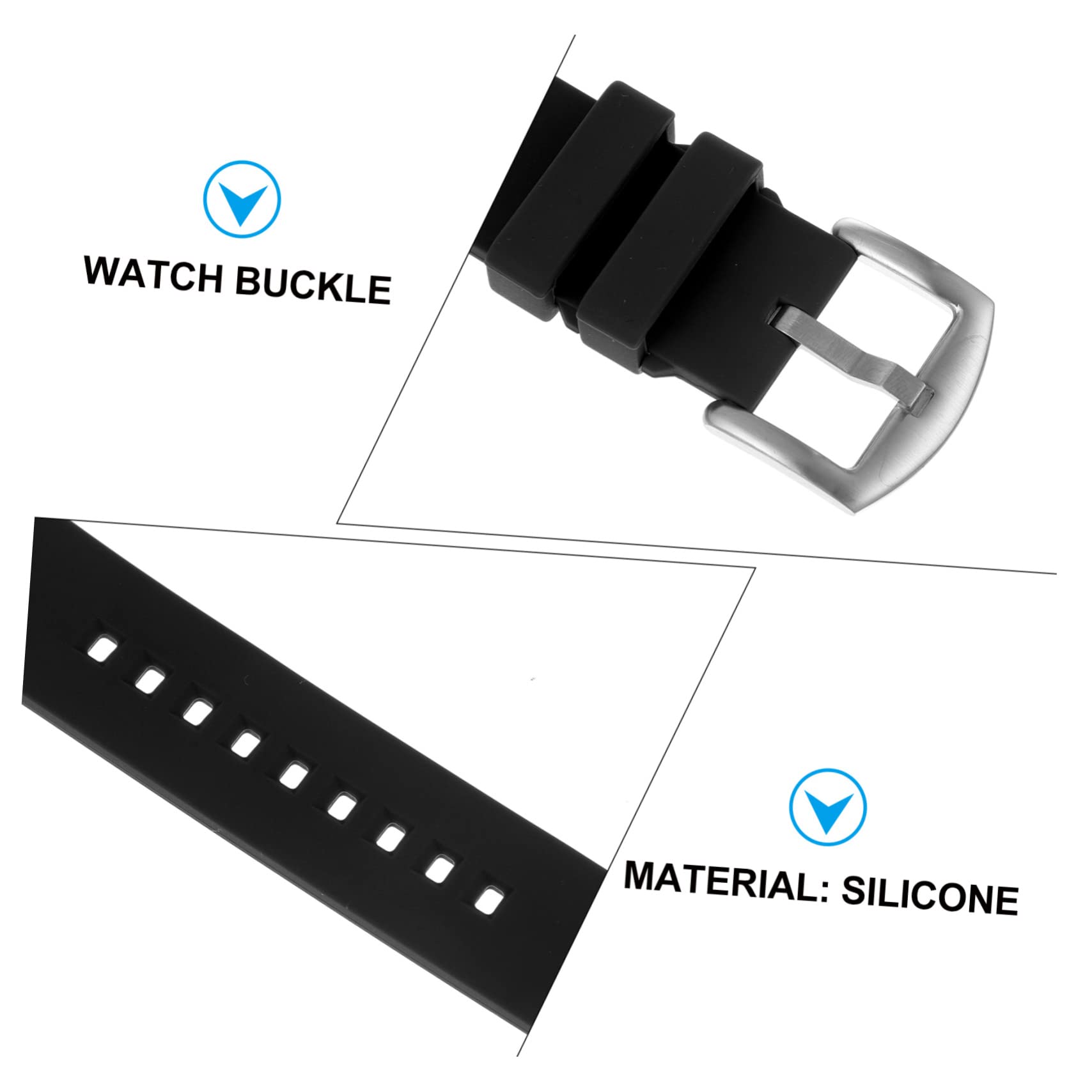 Gatuida 1 PC Cinghia Accessori Smartwatch Cinturino In Silicone Orologio Di Gomma Cinghia Di Vigilanza Del Silicone Fitnus Orologio Cinturino Di Ricambio Cinturini Per Smartwatch Gel Di
