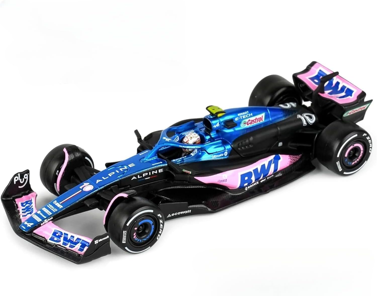 Amazon ブラーゴ 1/43 シグネチャー シリーズ BWT 合金レーシングカーモデル アルピーヌ A523 ピエール ガスリ