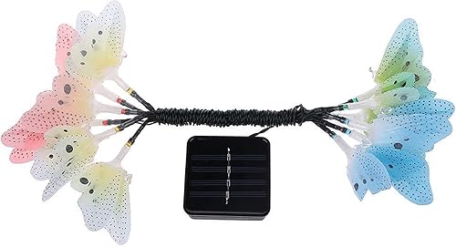 Miniatura 3 de Luces solares para exteriores, luces de jardín, 12 luces LED decorativas de mariposa para valla, patio, caminos, luces solares para exteriores,