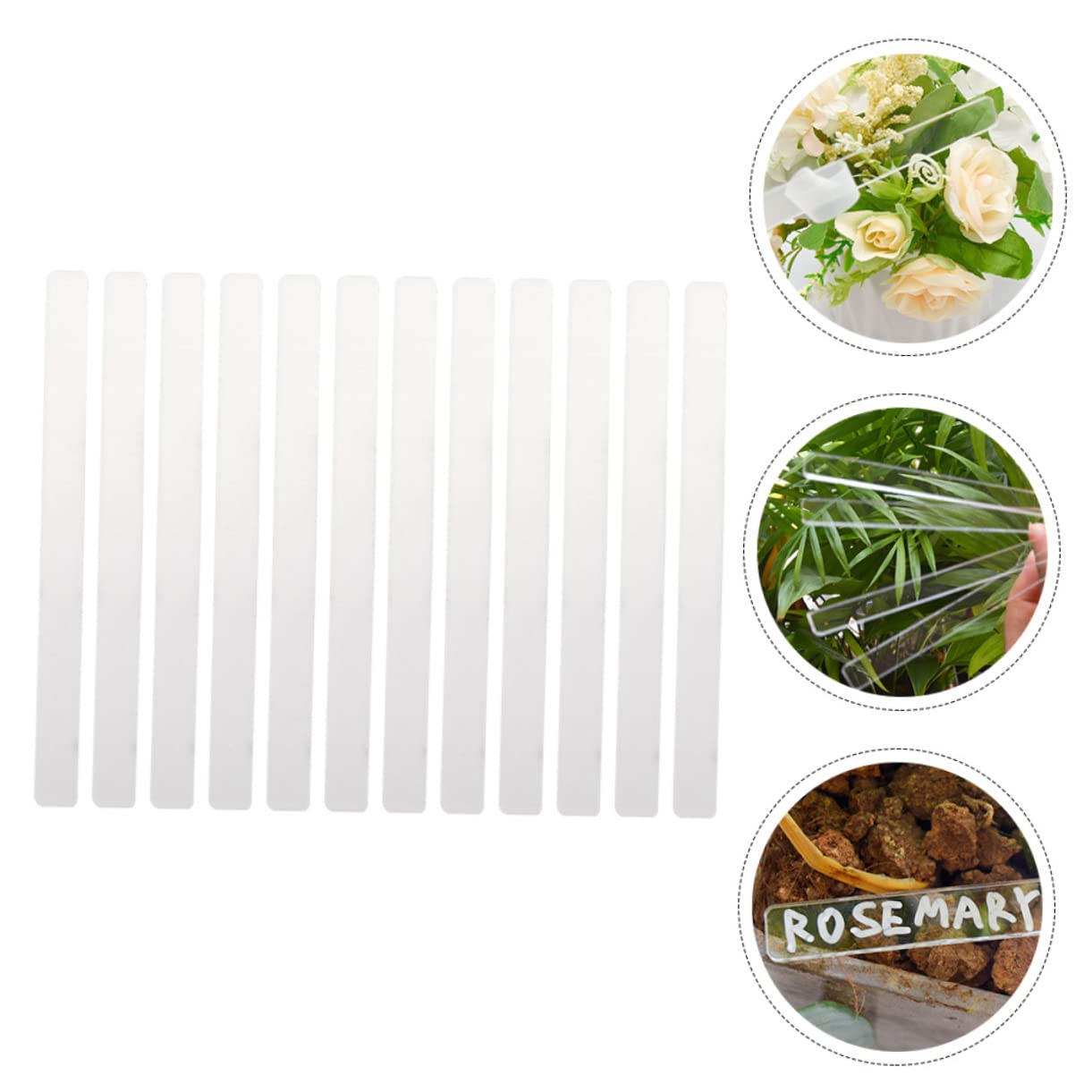 10 Ensembles Marqueurs De Plantes Étiquettes Identifiantes Pour Fleurs Pratiques Réutilisables Pour Jardinage 24 Pièces * 10