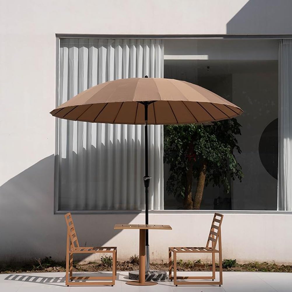 Parasol ogrodowy na zewnątrz, 9 m, parasol szanghajski, pochylony parasol przeciwsłoneczny, ochrona przed promieniowaniem UV na taras targ podwórko balkon