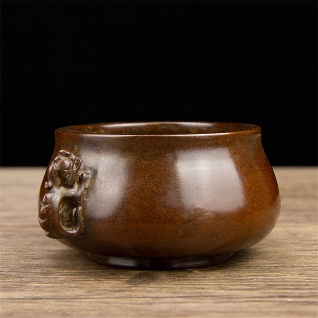 Incense Holder Incense Burner Incense Waterfall Bronze Crafts Ornaments Copper-Colored Incense Burner Incense Burner Incense Burner Household Incense Stove Backflow Incense Burner