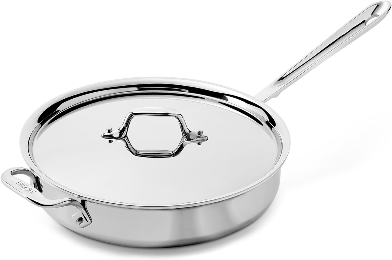 D3 Stainless Steel 3 Qt Sauté Pan with Lid, Made in the USA