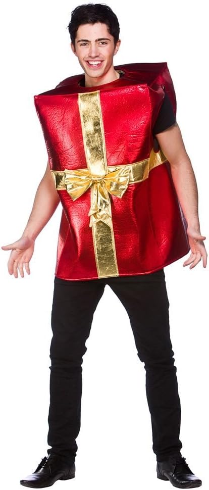Wicked Costumes Adult Festive Christmas Parcel Fancy Dress Costume