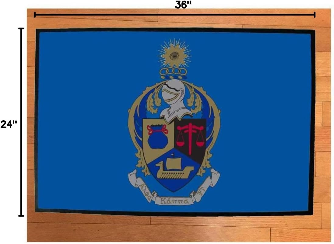 VictoryStore Home Accessories: Alpha Kappa Psi Door Mat 2 feet x 3 feet (Crest)