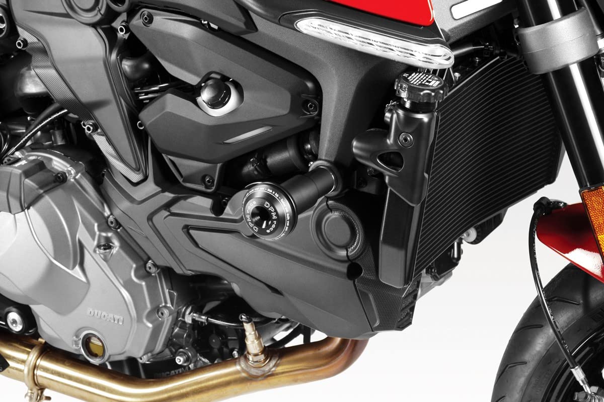 Monster 937 2021/24 - Kit Tamponi (D-0239) - Protezione Paramotore Paratelaio Anticaduta in Alluminio - Minuteria Inclusa - Accessori De Pretto Moto (DPM Race) - 100% Made in Italy