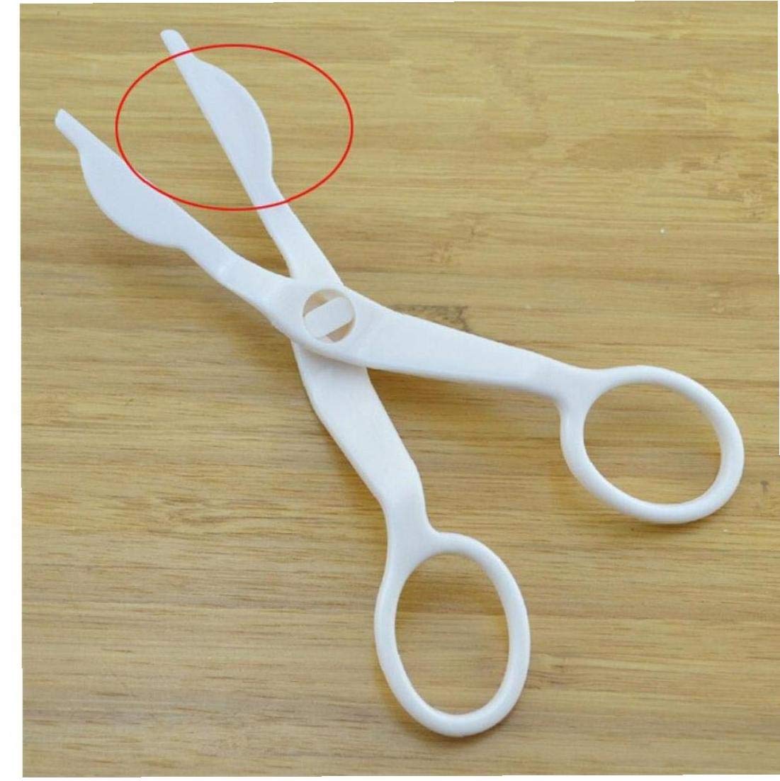 Lankater 1pc Cake Decorating Supplies, Icing Flower Lifter, Baking Scissor, Sugarcraft Cupcake Decor Tools for Home Kitchen Cream Transfer