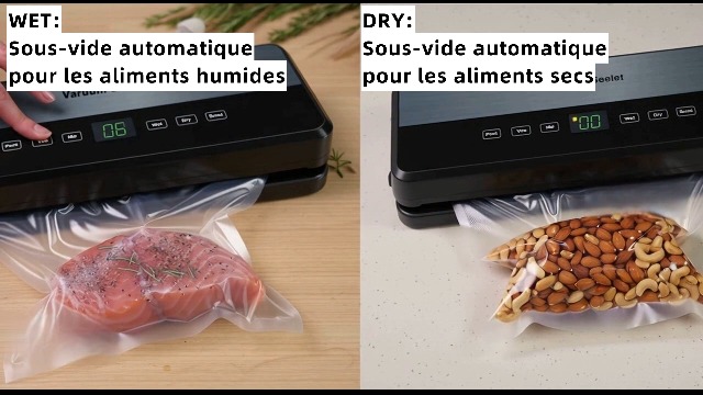 Machine Sous Vide Alimentaire,cuiseur sous vide, coupe-aliments intégré Machine Sous Vide Alimentaire,cuiseur sous vide, coupe-aliments intégré