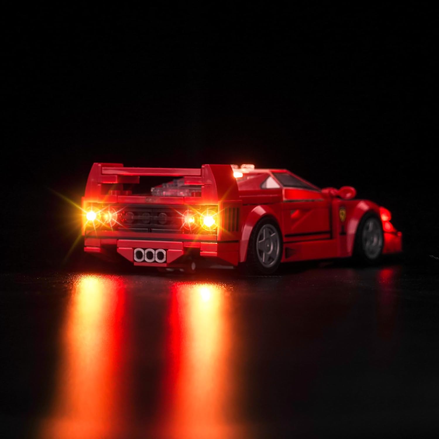 BrickBling LED Lights Compatible with Lego Speed Champions Ferrari F40 Supercar, Creative Light Kit Compatible with Lego 76934 (No Model)