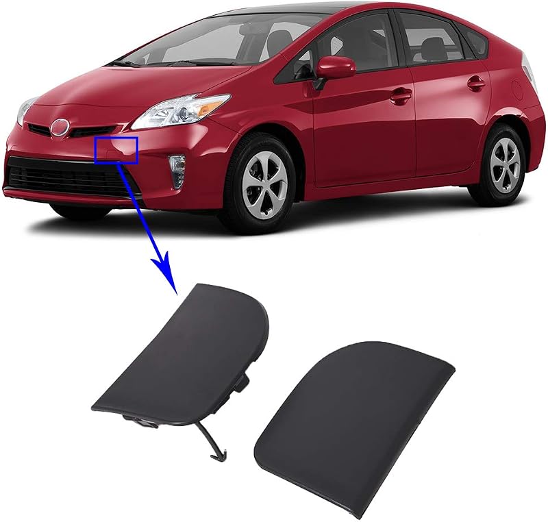 Tampa de Gancho de Reboque do Para-choque Dianteiro labwork para Toyota Prius 2012 a 2015 – Par