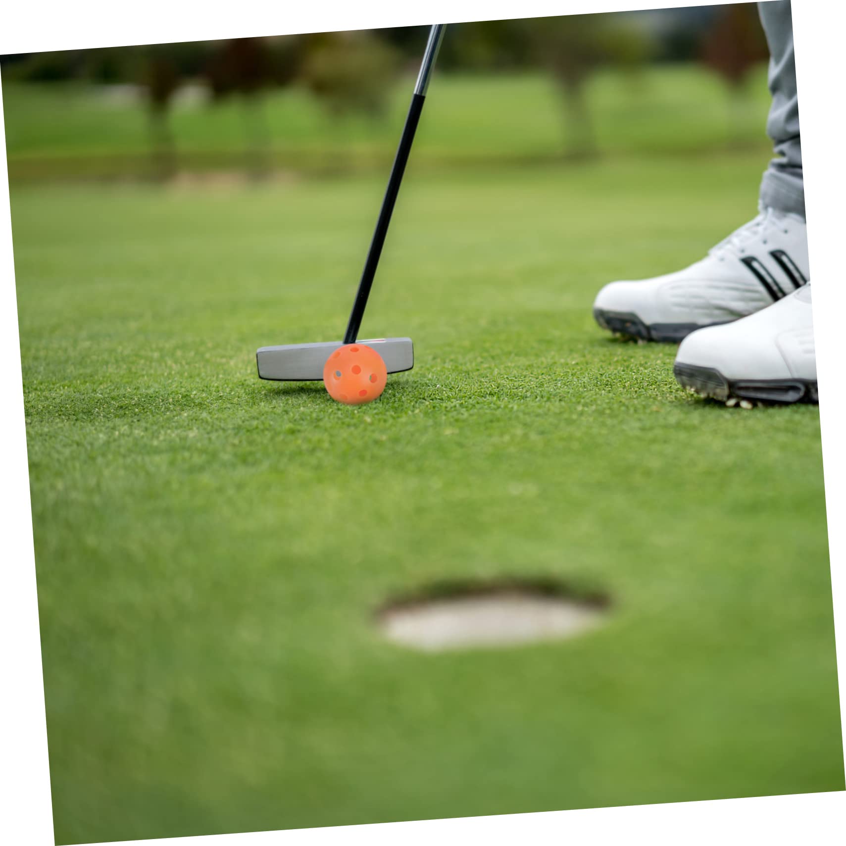 FINGER TEN Palline Da Golf In Plastica Leggere Con Fori, 12 Pezzi, Per Allenamento Swing In Interni Ed Esterni - 3