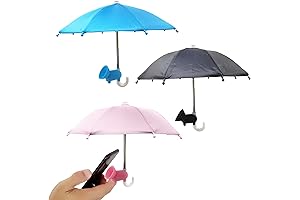 3 Pcs Phone Umbrella Cell, Phone Umbrella for Sun Shad with Suction Cup Stand