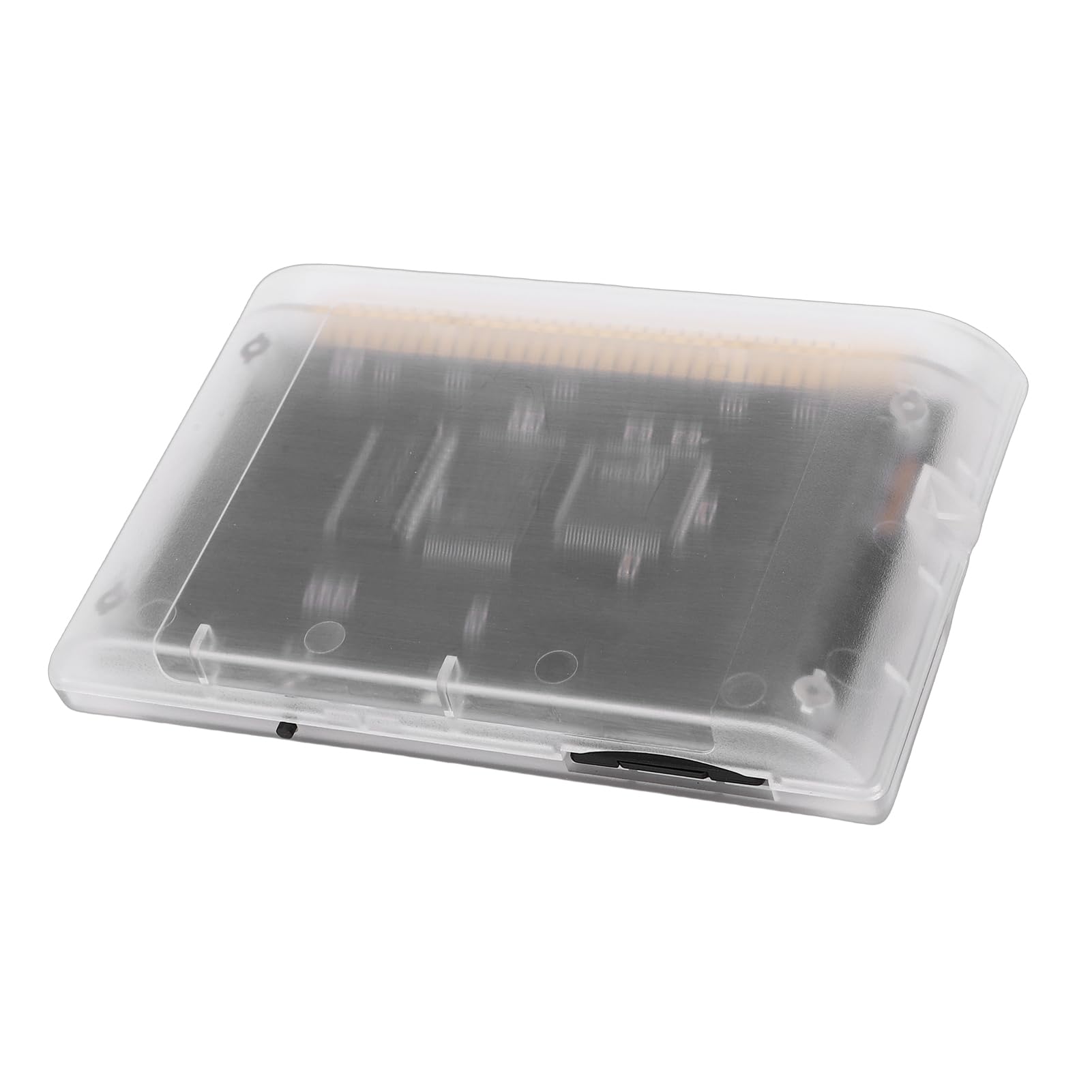 Gugxiom Cartuccia Multigiochi per Mega Drive, Cartuccia di Giochi retrò Super 4000 in 1 con Scheda di Memoria da 8 GB, Adatta per Console MD1/MD2/MD3/CD/X/32X (Bianco trasparente)
