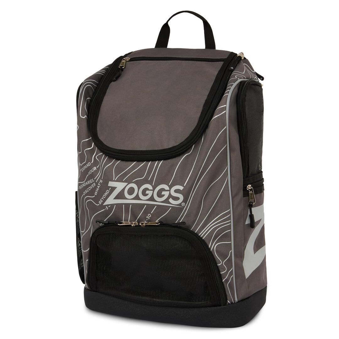 Zoggs Planet R-PET Backpack 33 Grey/Black