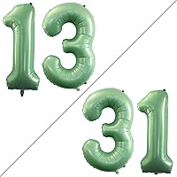 Vista 155 de GOER Globos con el número 80 para decoraciones de fiesta de cumpleaños número 80, globos de helio de aluminio jumbo de 42 pulgadas para 80 Oro rosa