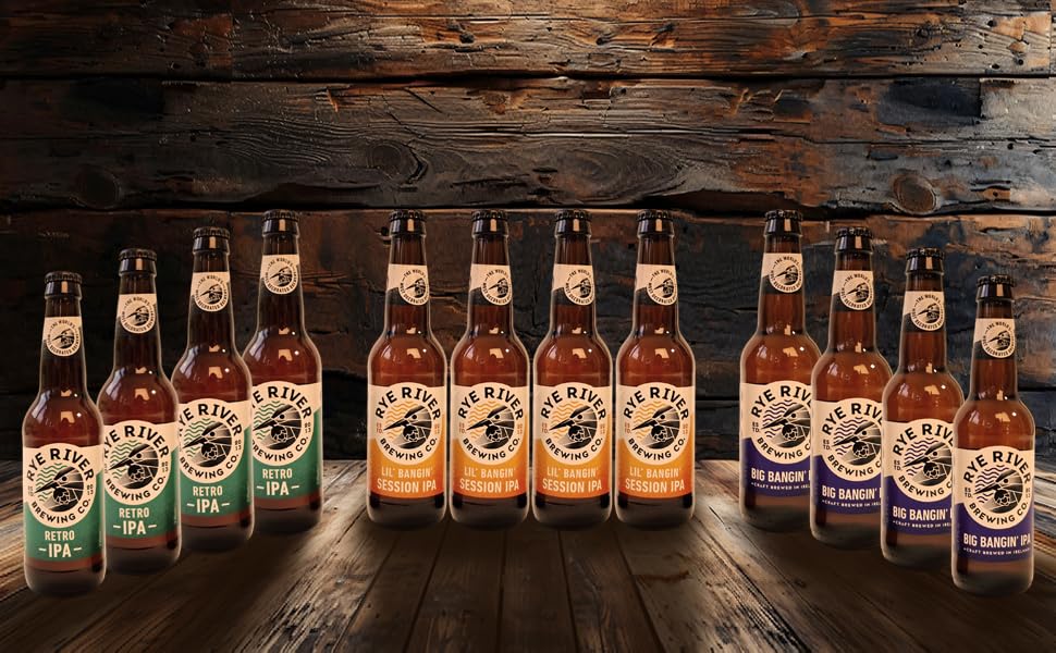 NOT JUST A BOX - Box Degustazione Birre - Beerbox con 12 bottiglie di Birra (Box Birre Artigianali Irlandesi)